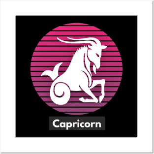 Capricorn (zodiak birthday) Posters and Art